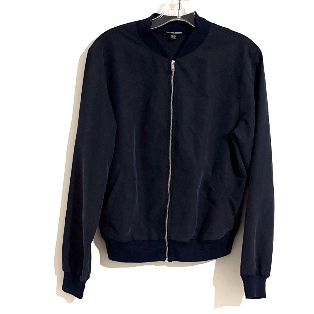 American Apparel Size M Dark Navy Blue Jacket Modal Blend
